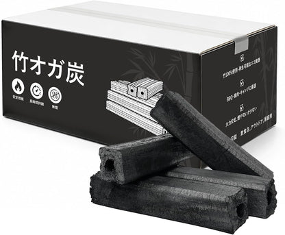 竹オガ備長炭 YOYOSTAR 10kg BBQ用 キャンプ用 木炭 オガ炭 七輪用 高火力 長時間燃焼 少煙 成型炭 炭 火起こし簡単 バーベキュー炭 アウトドア燃料 業務用 木炭セット 炭火焼 料理用 炭火コンロ用 バーベキューグリル BBQコンロ 炭火焼き 焼肉 焼き鳥 簡単着火
