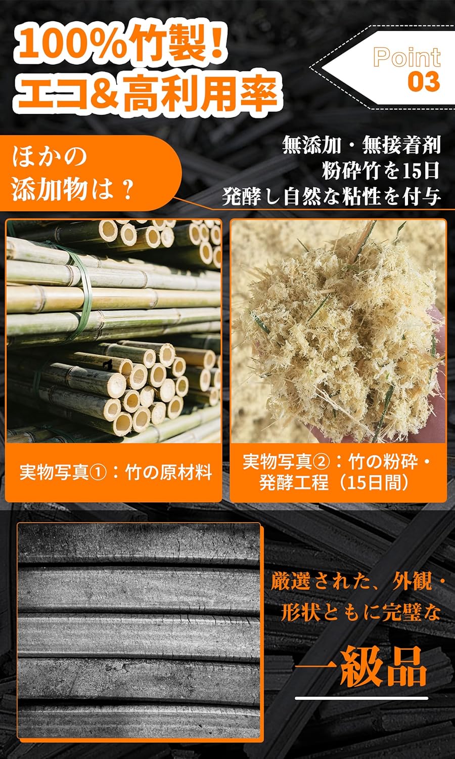 竹オガ備長炭 YOYOSTAR 10kg BBQ用 キャンプ用 木炭 オガ炭 七輪用 高火力 長時間燃焼 少煙 成型炭 炭 火起こし簡単 バーベキュー炭 アウトドア燃料 業務用 木炭セット 炭火焼 料理用 炭火コンロ用 バーベキューグリル BBQコンロ 炭火焼き 焼肉 焼き鳥 簡単着火